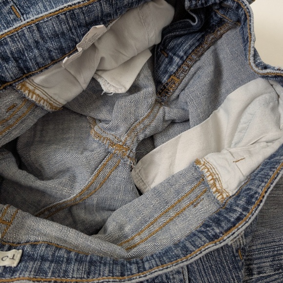 Tommy Hilfiger Denim Jeans Pinstripe Low Rise Jenna Hip Hugger Skinny Bootcut - Picture 8 of 9